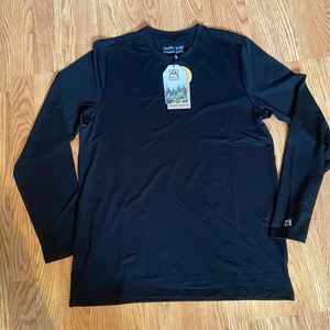 Black LS Avalanche shirt: size Large